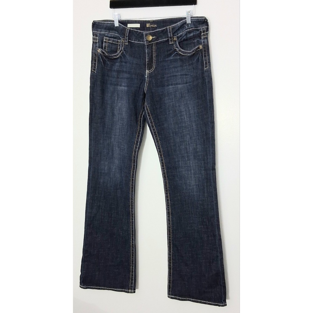 KUT From The Kloth Jeans Women's Size 14 Natalie High Rise Bootcut Thick Stitch - Picture 1 of 15